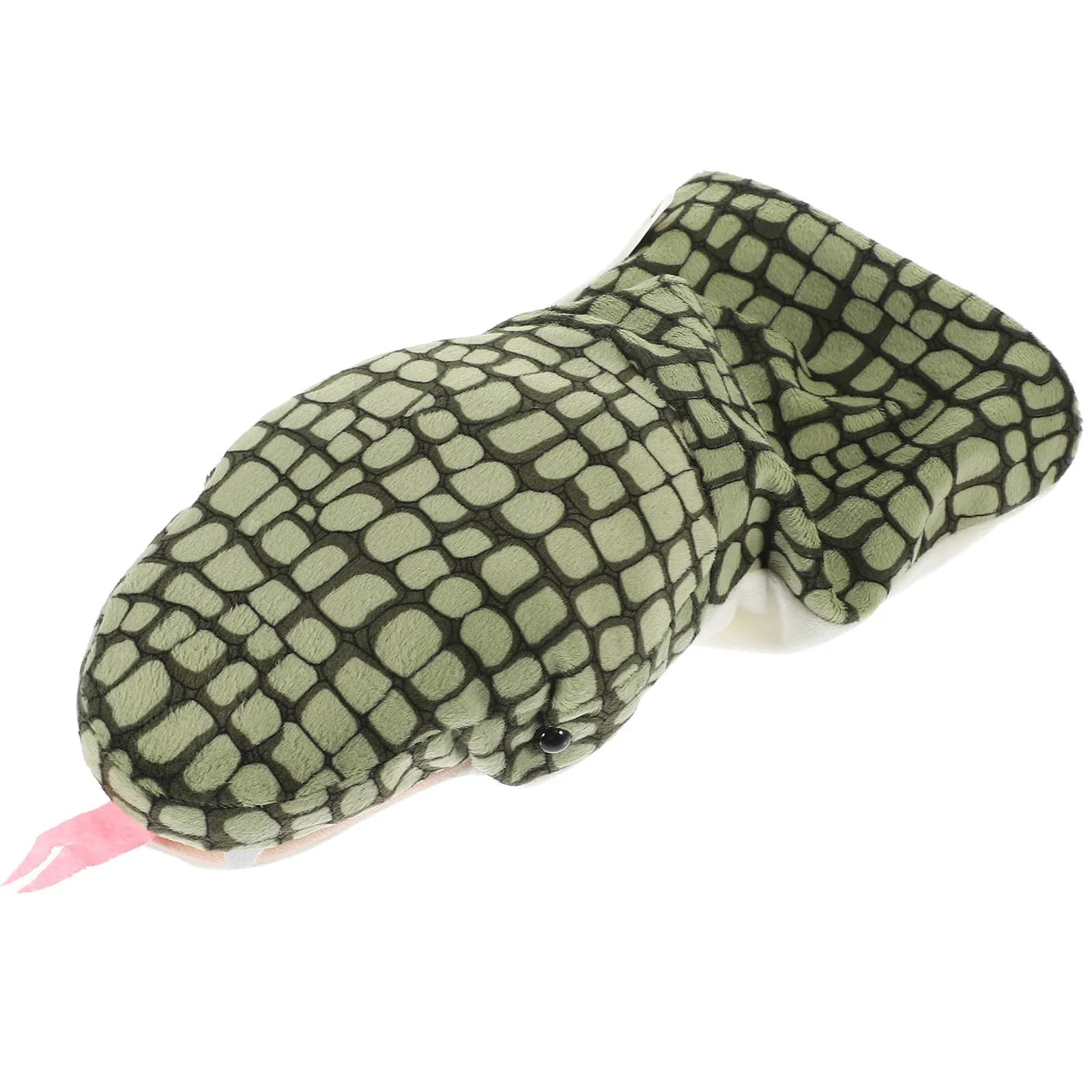 Pupazzo a mano serpente con bocca aperta, interattivo per racconti e giochi di ruolo, pupazzo di peluche, regalo educativo per la prima infanzia
