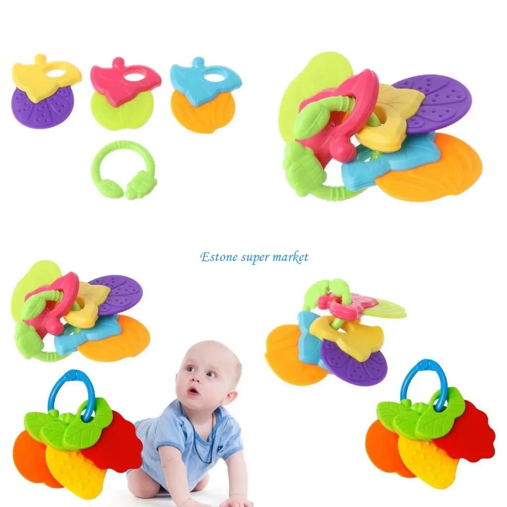 090B Bracciale colorato fatto a mano in silicone a forma frutta, pezzo frutta colorata, giocattoli per bambini