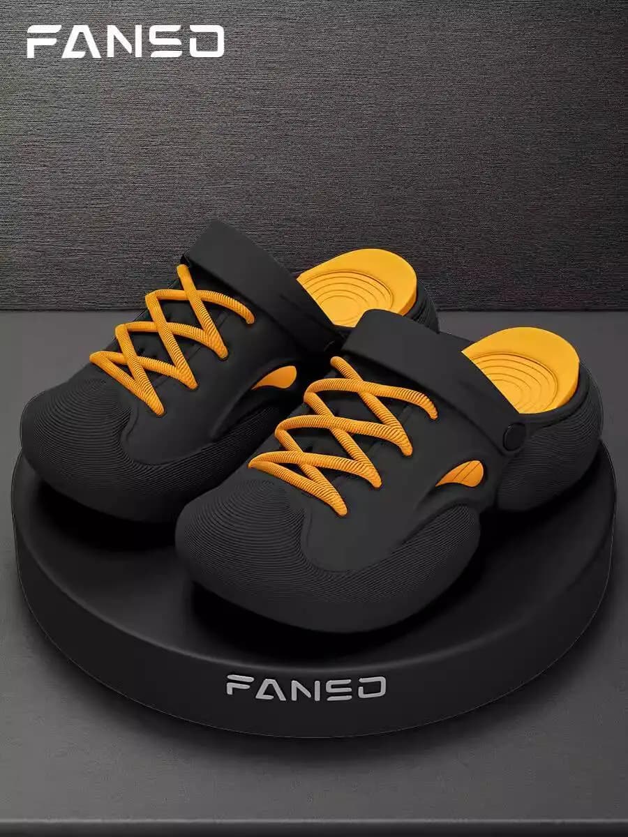 Pantofole sportive 2025 Estate dei nuovi uomini Punta chiusa Pantofole con suola spessa antiscivolo per sport all'aria aperta Casual Beach Crocs