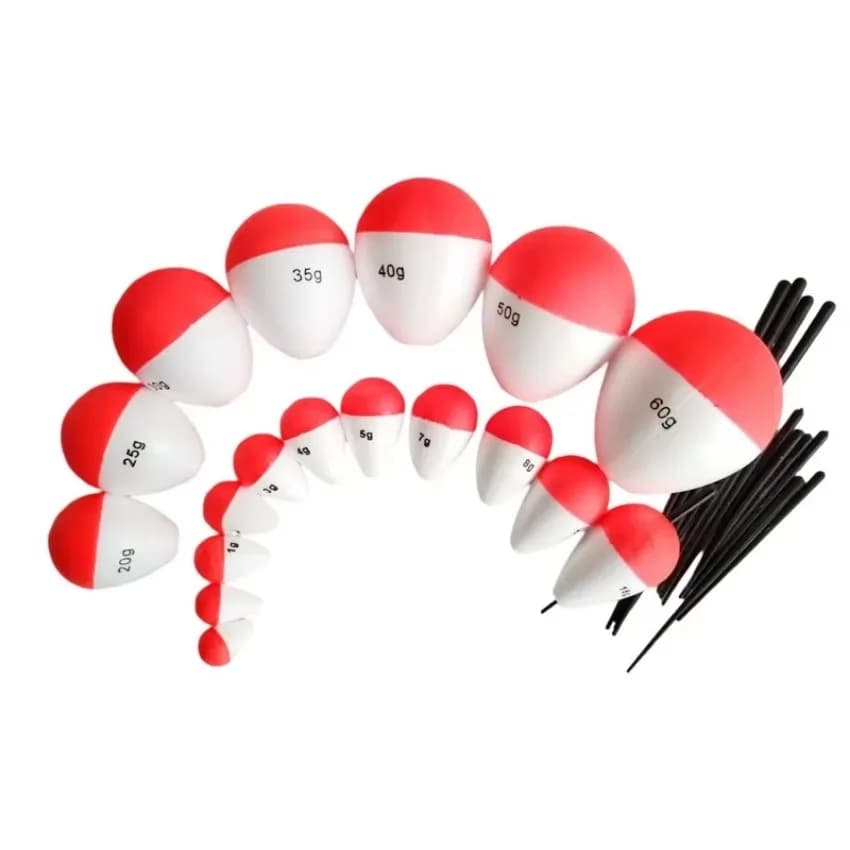 10Pcs/Set Fishs Float Sea Fishing Drift Foam Drift Big Belly Drifts Long Casting Drifts Drift Fishs Gear Fishing Tools Accessory