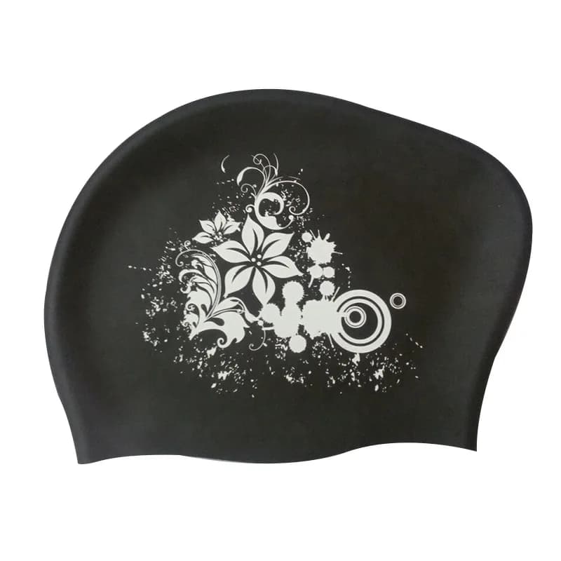 New Elastic Swimming Headset Waterproof Silicone, Professional Swimming Hat with Eyelet Protection, Safe