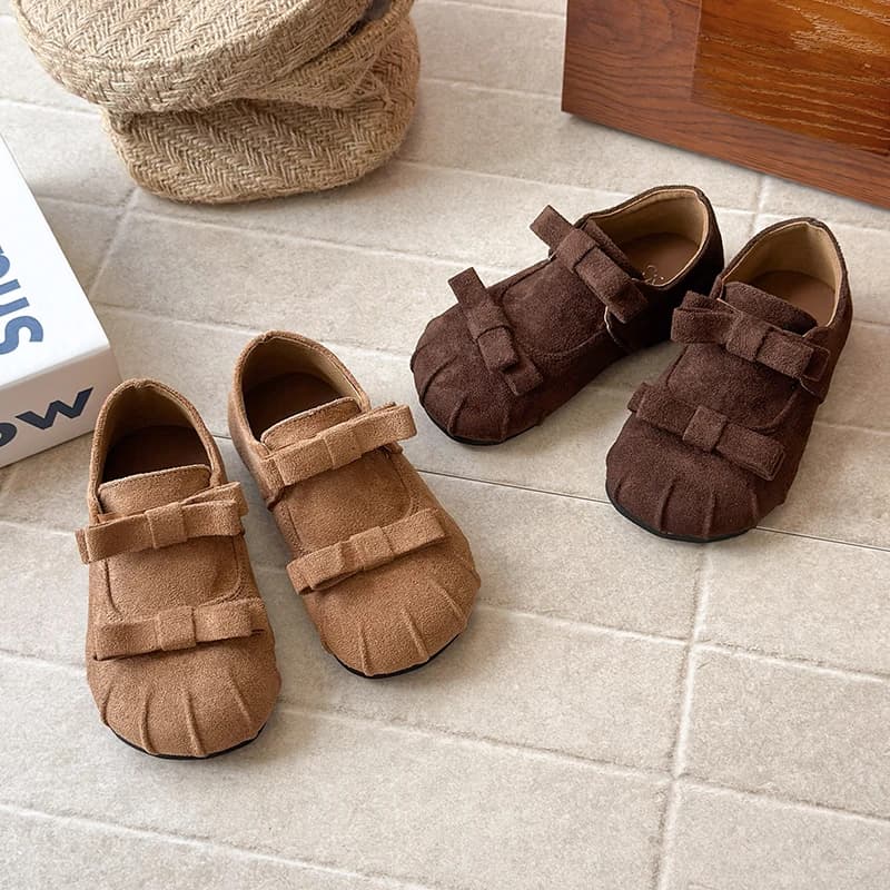 Scarpe Casual per Bambini, Ragazzi e Ragazze, in Camoscio con Doppio Velcro, Vari Colori, Calzature Quotidiane per Bambini
