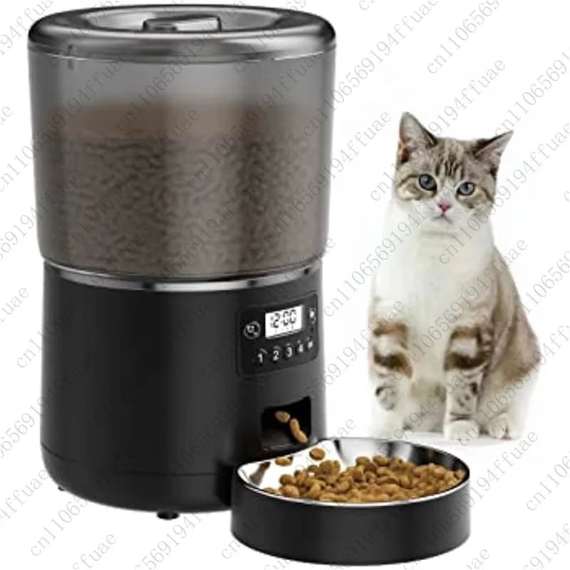 Dispositivo automatico per l'alimentazione del cane Ciotola per gatti Controllo APP Dispositivo automatico per l'alimentazione del cane Dispositivo intelligente per l'alimentazione del cane da compagnia