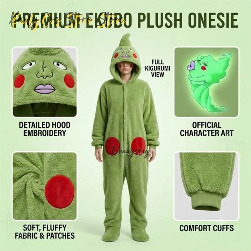 Anime Cosplay Costume Dimple Ekubo Flannel Onesie Pajamas Unisex Furry Sleepwear for Halloween Roleplay