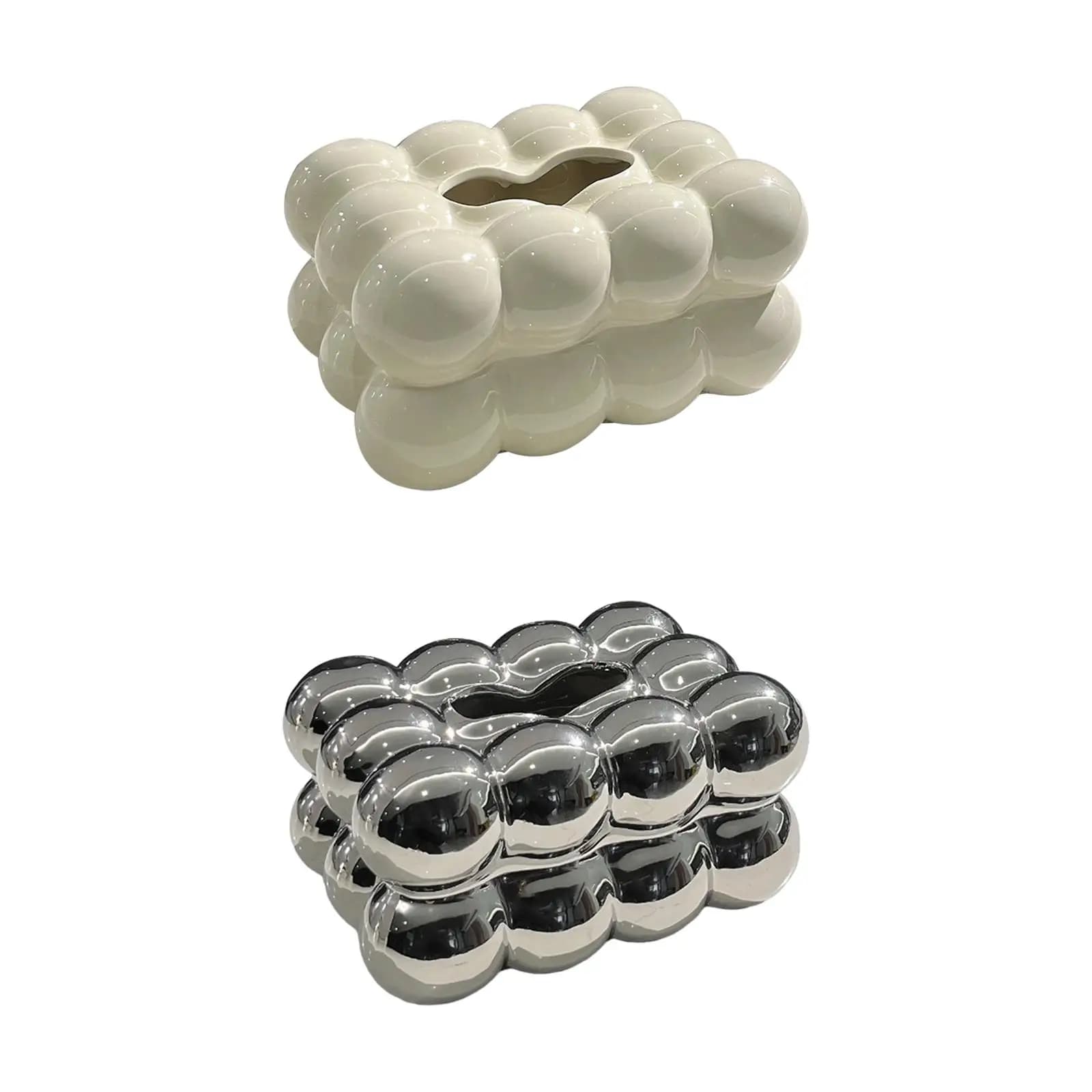 Ceramic Tissue Holder, Tissue Box Cover, Tissue Container, Toilet Paper