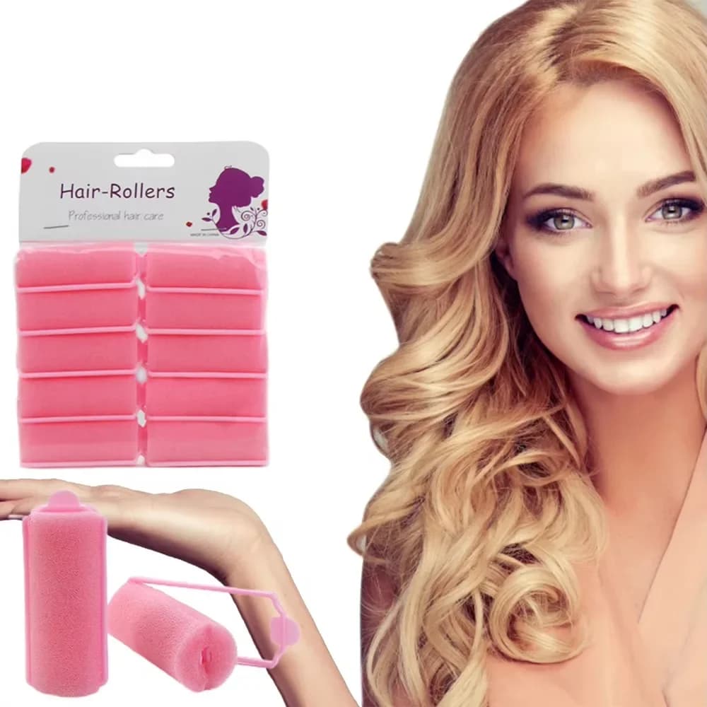 12 pz Morbido Spugna Schiuma Cuscino Rulli Per Capelli Bigodini Parrucchiere Barbiere Riccioli Kit Per Parrucchieri FAI DA TE Casa Strumenti Per Lo Styling Dei Capelli Биunguди