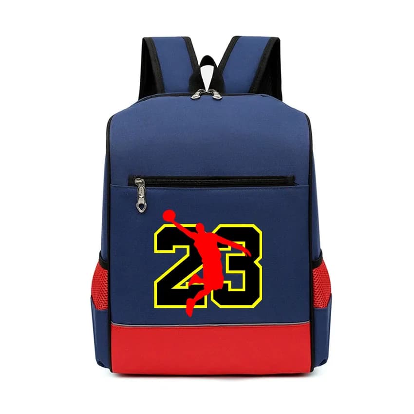Numero 23 Borsa da scuola elementare per ragazza stampata Cartoon Kid Boy Girl Zaino per adolescenti Zaino per studenti Zaino per scuola primaria