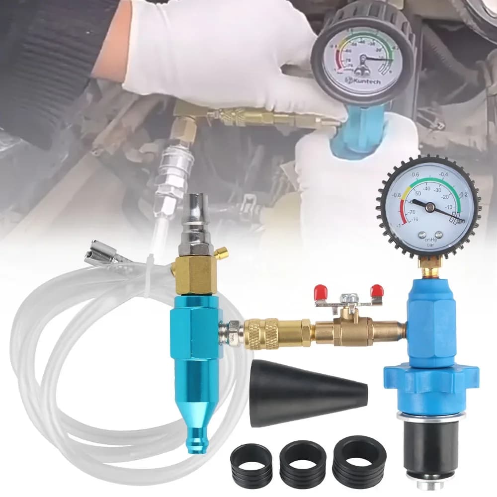 Strumento universale per la sostituzione dell'antigelo per auto, tipo vuoto, sistema di raffreddamento del motore automatico, strumento di ricarica del liquido di raffreddamento per spurgo del vuoto