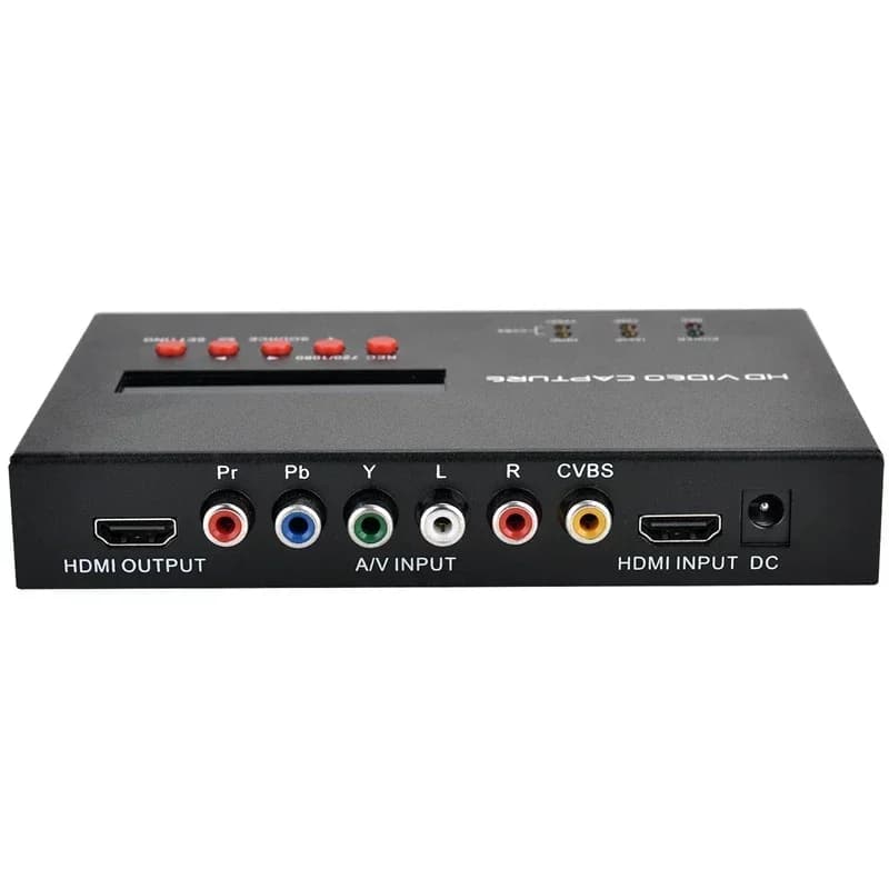 Registrazione programmata nel tempo Ypbpr HDMI CVBS Scheda di acquisizione video AV TV Box Laptop PC Gioco Registrazione video DVD su USB U Flash Disk