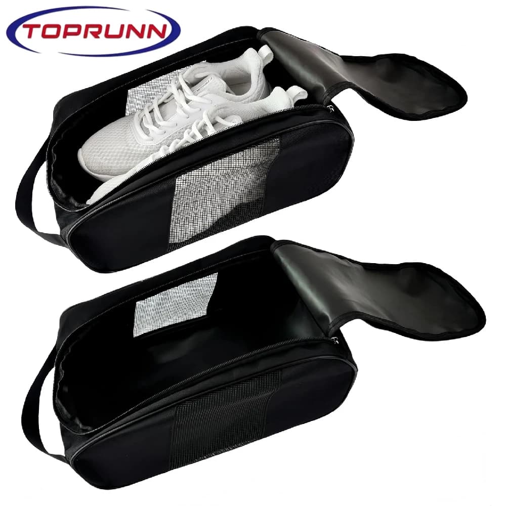 Borsa per scarpe da golf da viaggio, 1 pezzo, con cerniera, compatibile con varie misure di scarpe, borsa porta scarpe sportiva da viaggio