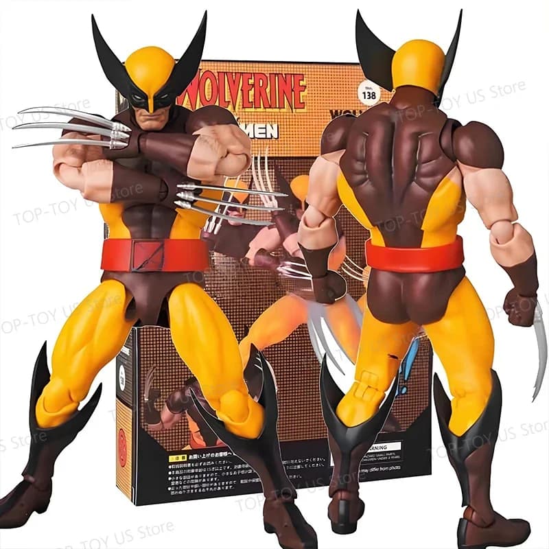In Magazzino Ct Giocattoli Wolverine Deadpool Anime Figura Mafex 138 Deadpool 3 Film Action Figure Figurine Modello Statua Collezione Giocattoli