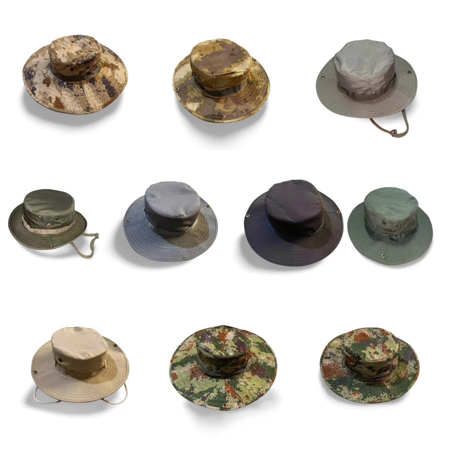 Nuovo berretto in rete a tesa tonda - Cappello da sole per esterni per escursionismo e pesca, cappello da viaggio casual unisex traspirante, stile secchiello regolabile