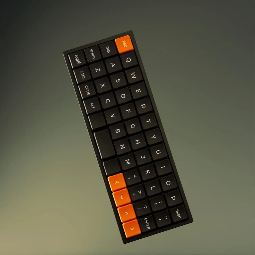 CFX Geonix48 Low profile keyboard Hot-Swap keyboard KIt for Kailh 1350 Choc Low profile Switch Mechanical Keyboard QMK Type-C