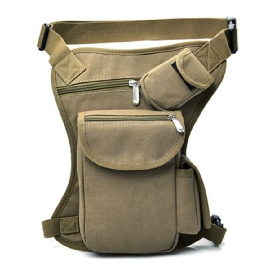 Men Canvas Drop Waist Bags Leg Pack Bag Men Belt Bicycle And Motorcycle Money Belt Fanny Pack For Work Outdoor Sport