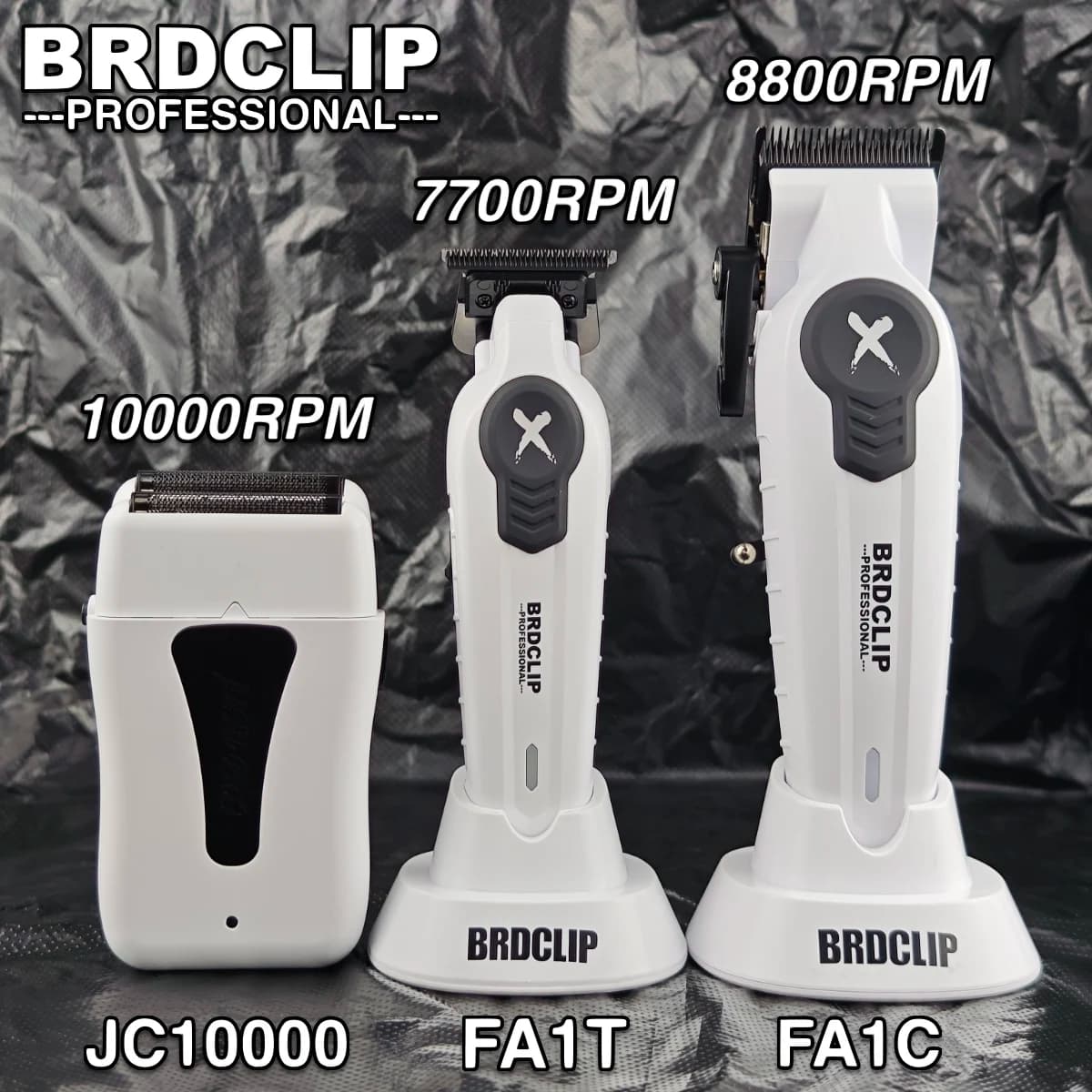 Electric Haircut cutter BRDCLIP FA1C FA1T JC10000 Electric shaver with base DLC Barber Blade Hairdresser
