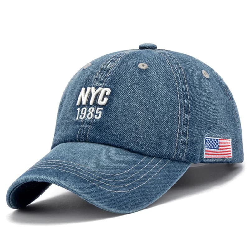 Cappellino da baseball in denim 2024 da uomo e da donna, con lettera ricamata, cappello snapback in jeans, casquette estiva sportiva, cappello hip hop, gorras, cappelli unisex.