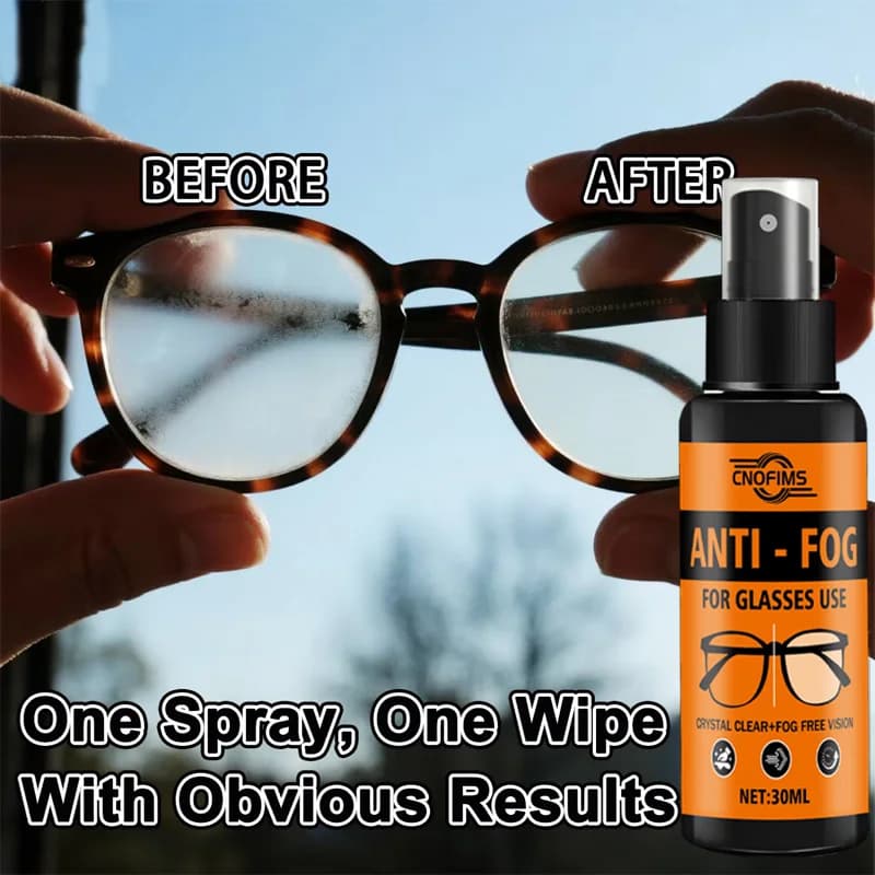 Spray Anti-fog Fast Application No Aloni for Glasses, Veters Auto, Swimming and Skiing Occhialini, Helmets - Long-lasting resistance against the Appannament