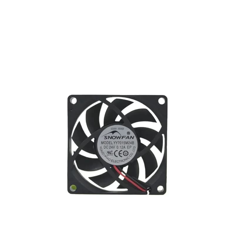 SNOWFAN 7CM 7015 24V Double Ball Industrial Cooling Fan YY7015M24B DC Brushless Fan for Industrial Equipment