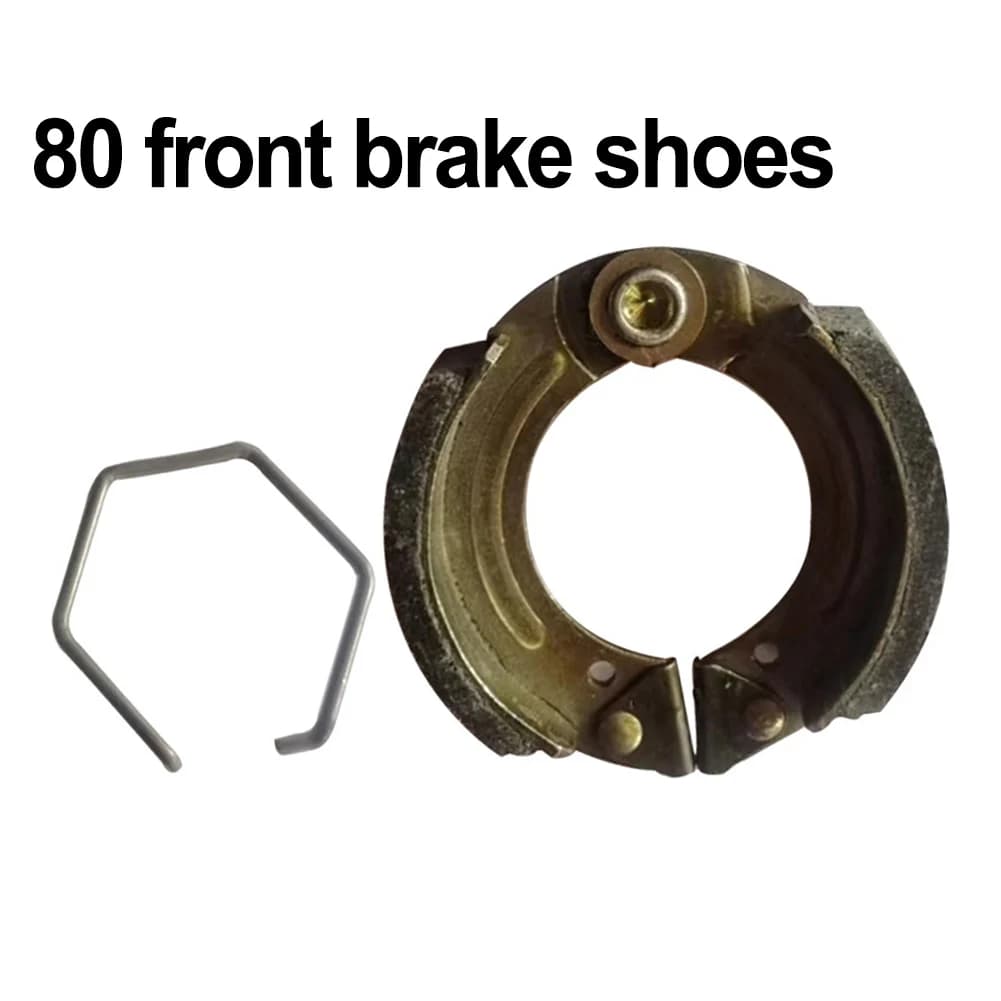 1pc Ebike Brake Pads Scooter 80MM Brake Pads Front Rear Brake Shoes For Motorcycle Electric Bicycle Accessoriess