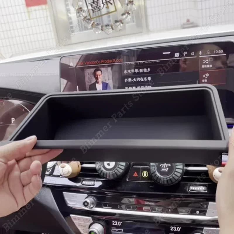 Per BMW serie 5 G30 G31 2017-2020 e 2021-2023 Organizer per auto schermo cruscotto supporto portaoggetti GPS accessori interni per auto