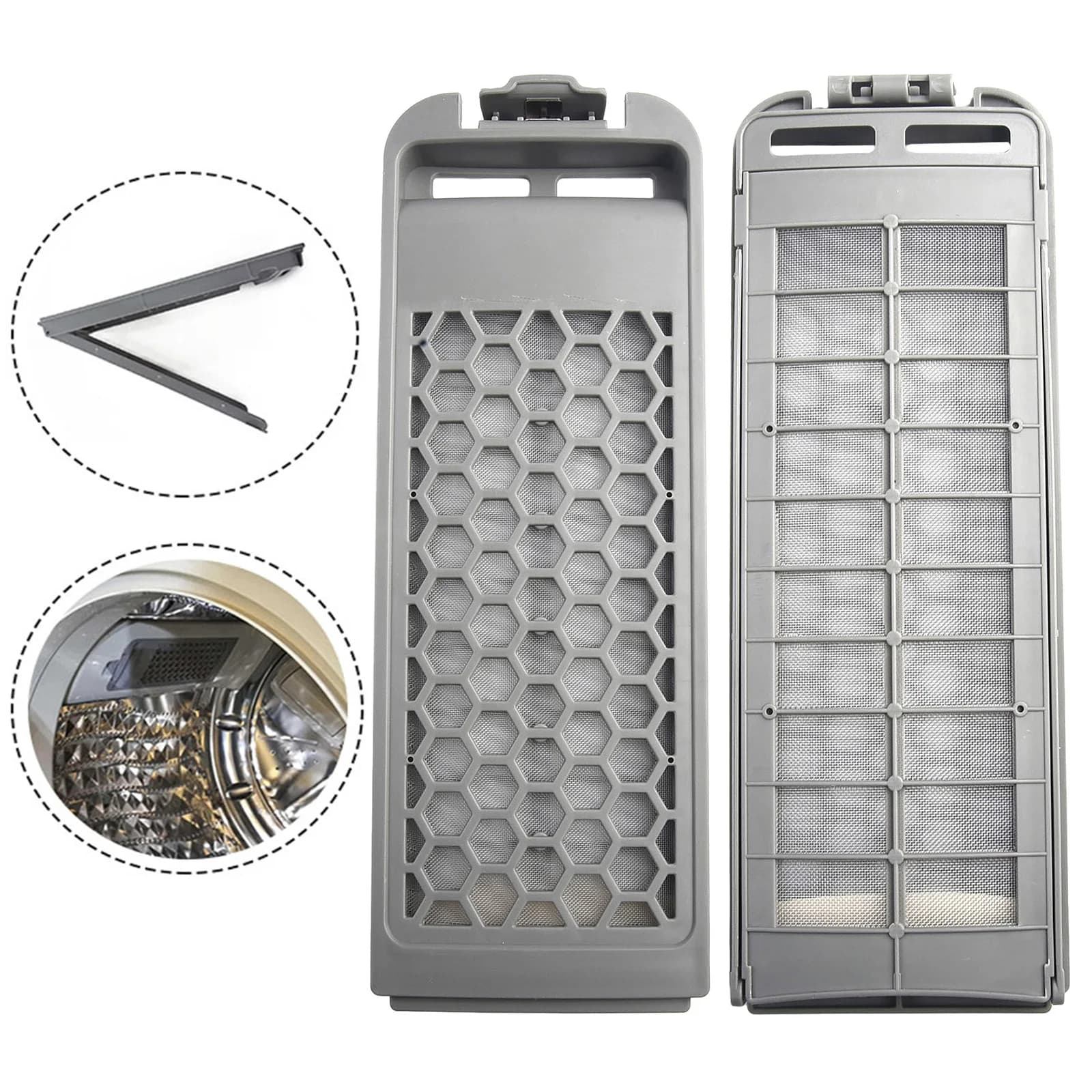 Scatola filtro per lavatrice Borsa a rete Accessori per lavatrice per Samsung Scatola filtro per lavatrice Borsa a rete DC62-00018A