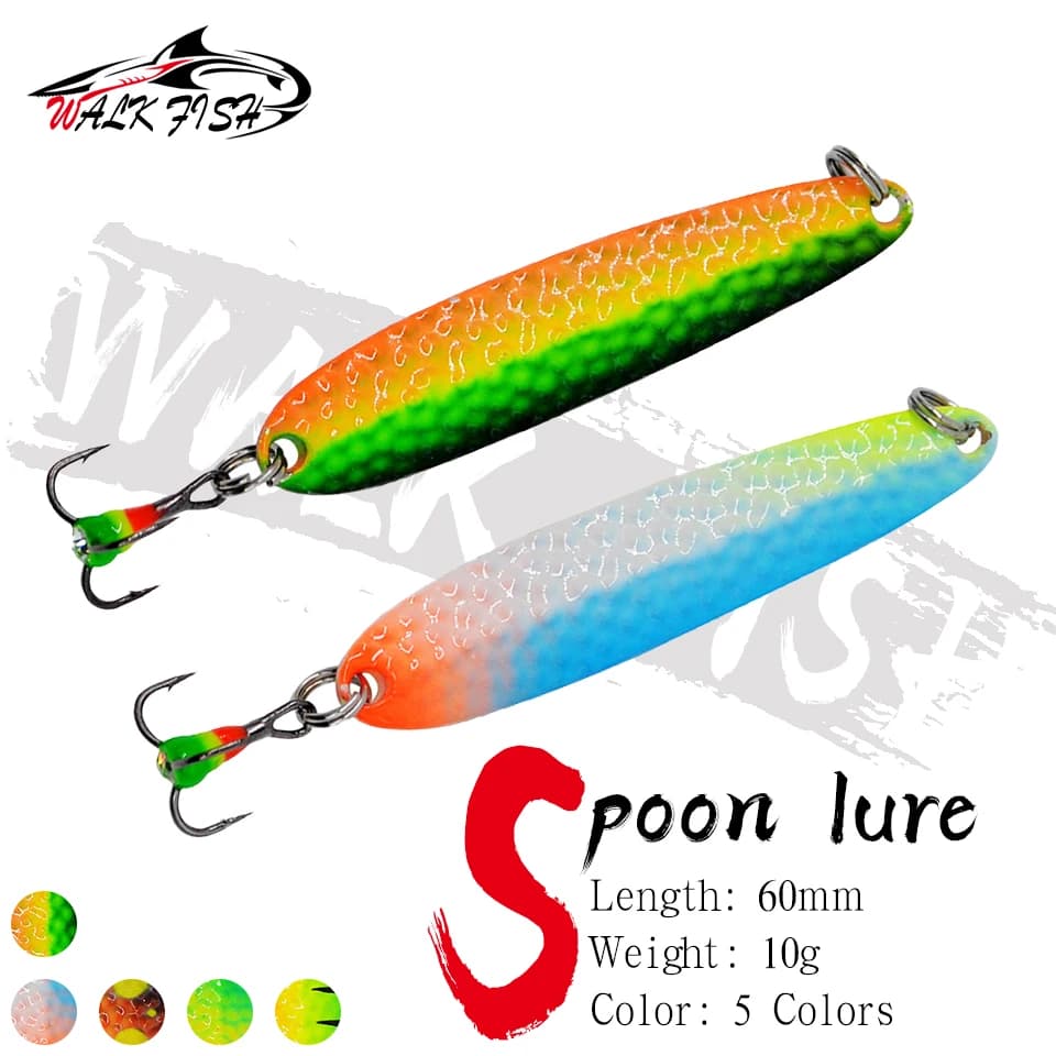 CAMMINARE PESCE 1PCS 10g Metal stain Ice fishing bait with sequins Winter fishing Artificial bait Fishing equipment
