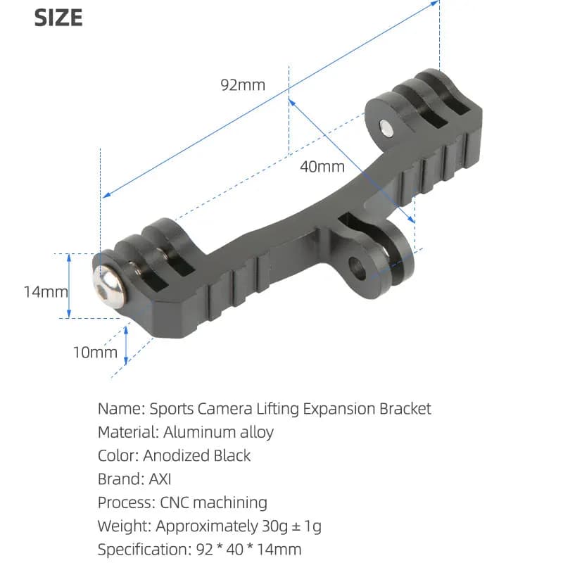 Bike Front Light Bracket Adapter Aluminum Alloy Cycling Computer Stand for Garmin Gopro Bicycle Sports Camera Mount Holder Base