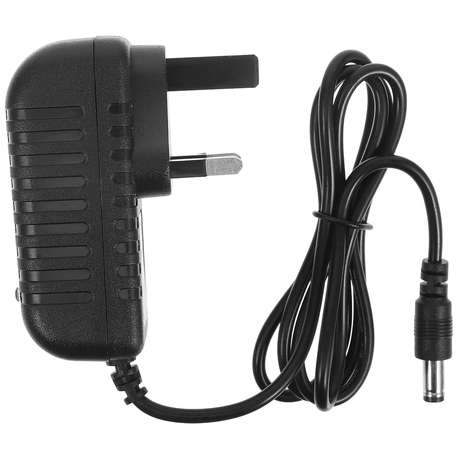 Adattatore di alimentazione con spina UK, convertitore di tensione 12V DC, adattatore da viaggio a ricarica rapida, compatto e leggero per prese UK