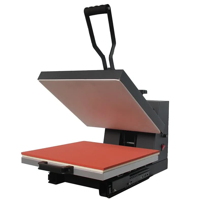 Heat transfer press 38 * 38 hot stamping machine T-shirt logo color picture DIY hot stamping high pressure transfer