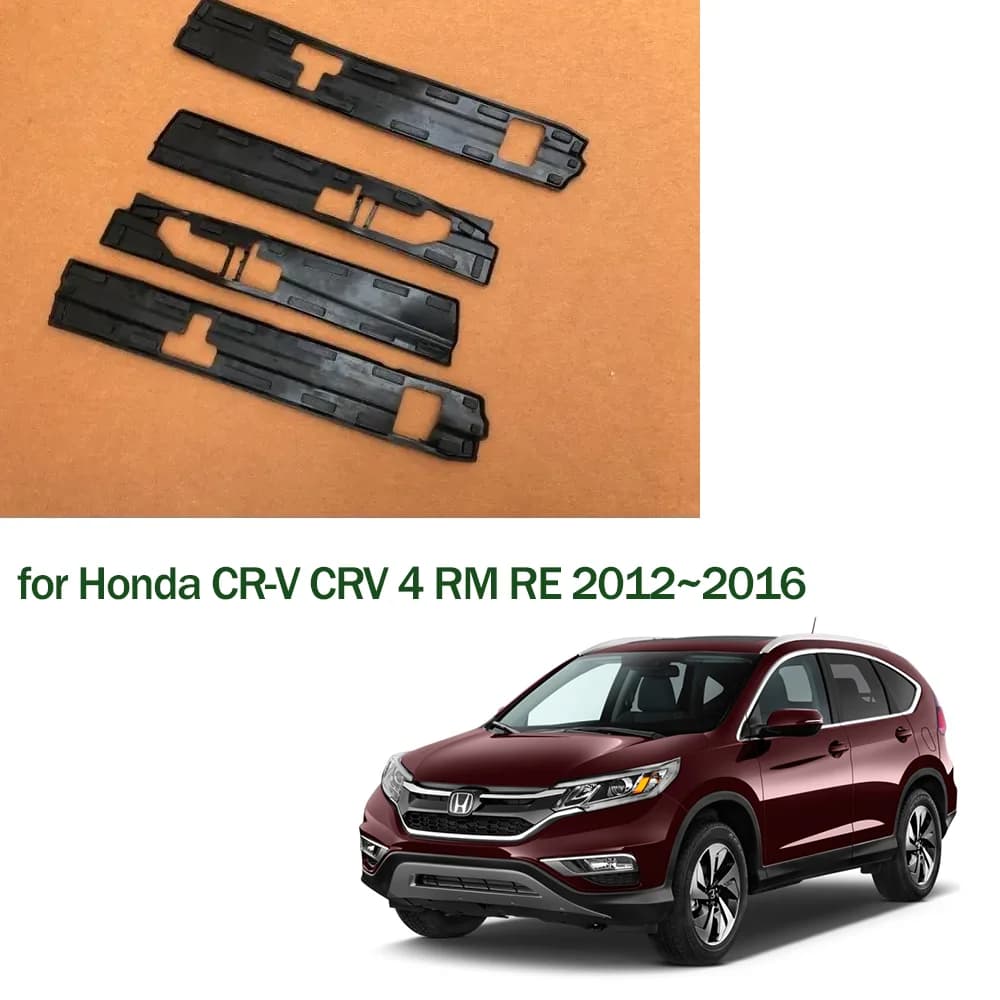 Base portapacchi per auto per Honda CR-V CRV 4 RM RE 2012 ~ 2016 2013 2014 2015 Parte guarnizione barra bagagli End binario Pad in gomma Accessori