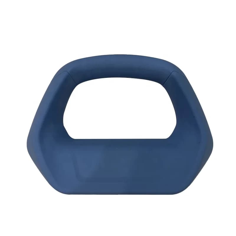Ice Competition Kettlebell Silicone Covered with Custom Logo for Gym Training
