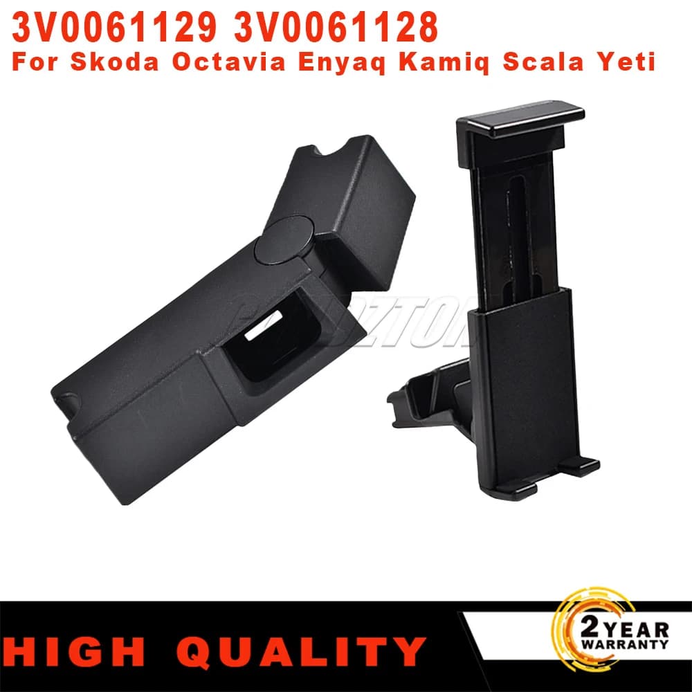 Headrest Adjustable Tablet Holder Fixed Base Standard Seat ABS New 3V0061129 For Skoda Octavia Enyaq Kamiq Scala car accessories
