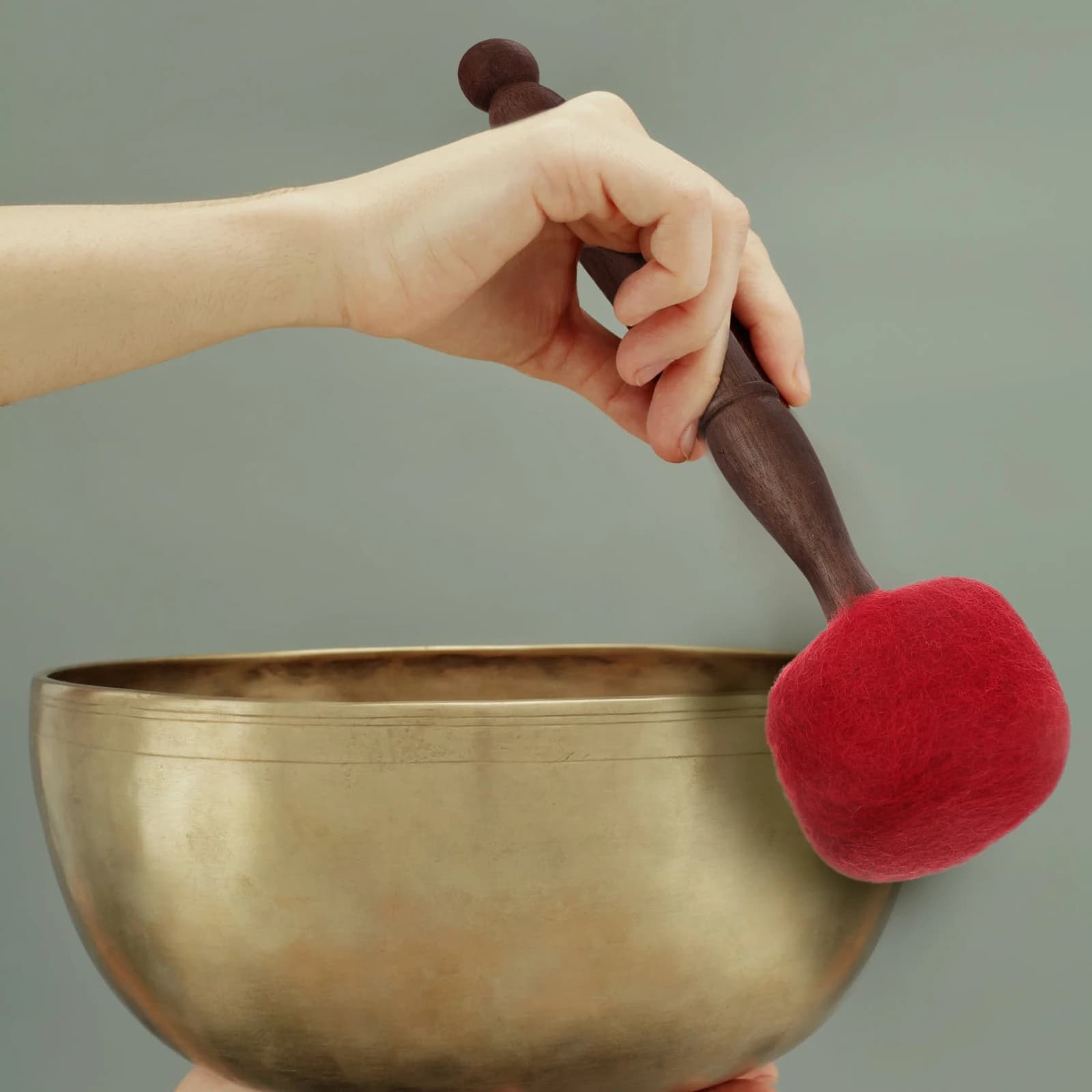 New Professional Singing Bowl Mallet Singing Bowl Striker Wooden Buddhism Stick Sound Bowls Mallet Percussion Instrument Parts