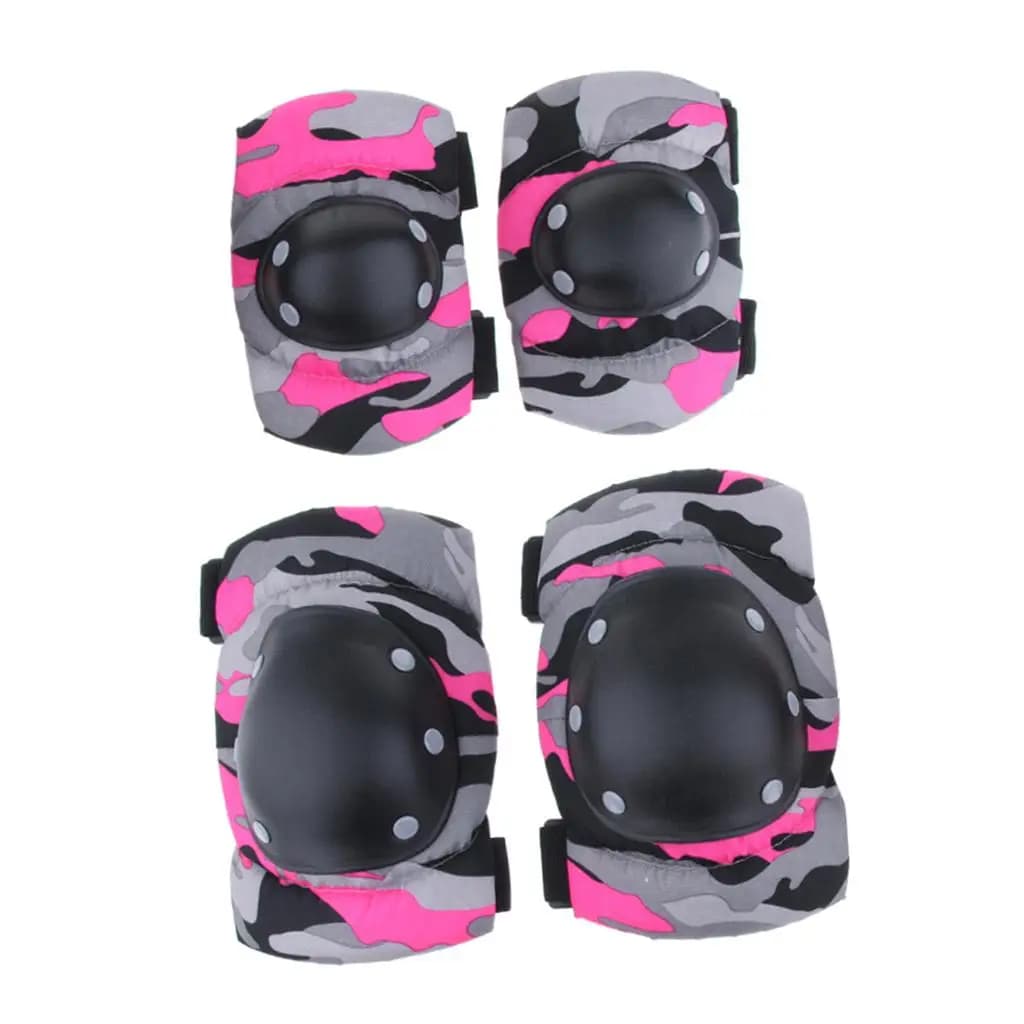 Outdoor Knee Elbow Wrist Protective Pads Gear Set for Kids Cycling Roller Scooter Skateboard