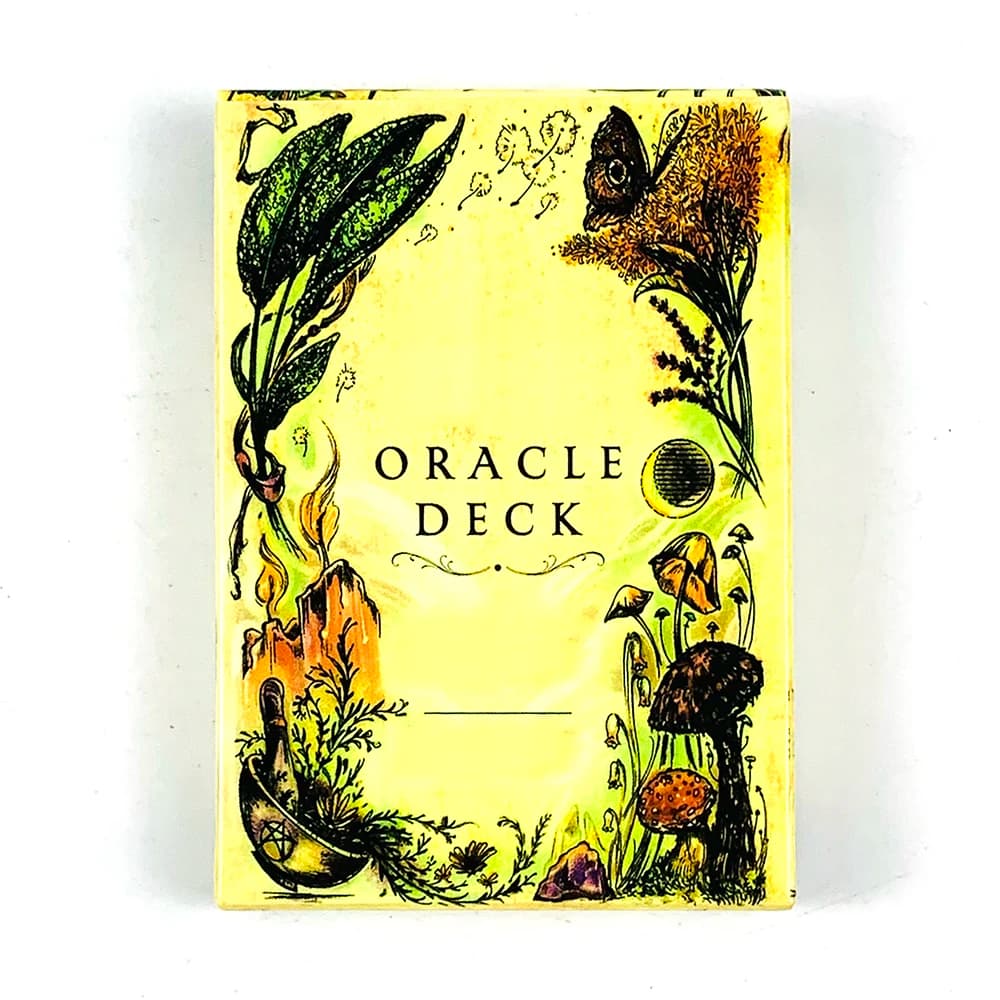 Nuovo Oracle Deck Famiglia Raccolta Carte da gioco per il tempo libero Previsione Divinazione Gioco da tavolo, Regali di Halloween e Natale