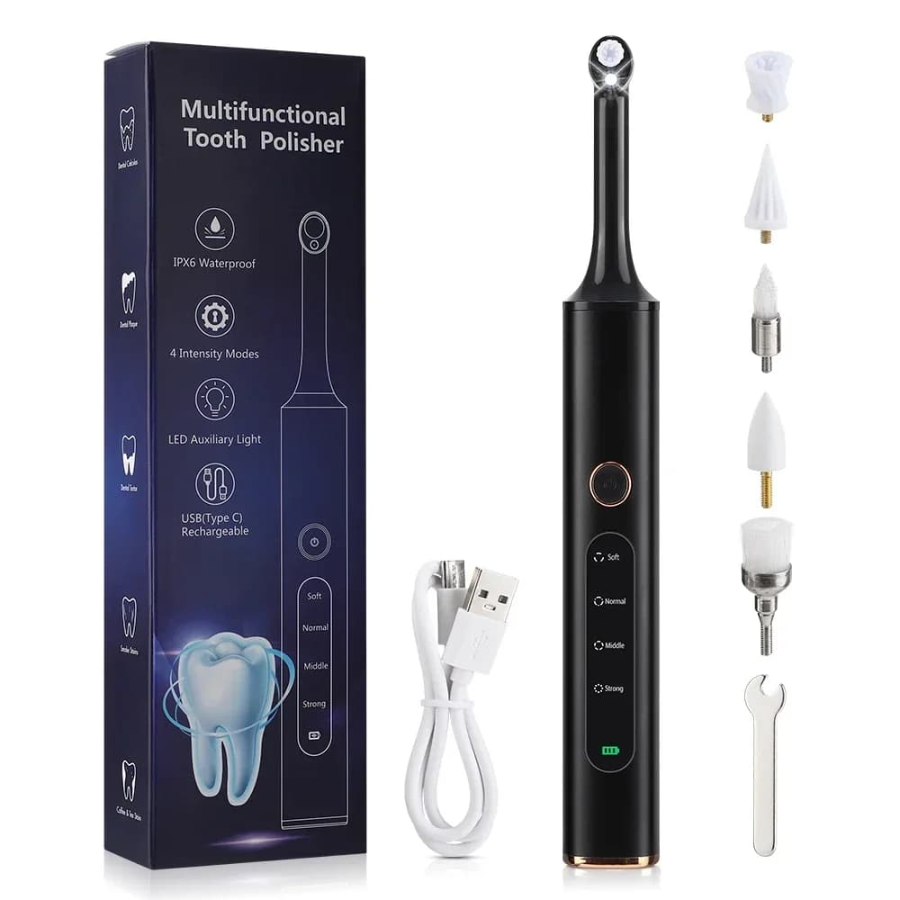 Electric Dental Detergent Tartarus Plate Calculation Removal Oral Cleaning Machine Teeth whitening USB Rechargeable USB Polisher Oral Toilet
