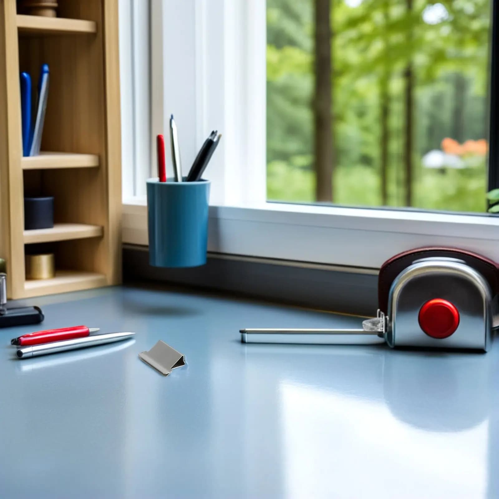 50 Pezzi Clip in Metallo per Documenti, Fermagli Resistenti Riutilizzabili per Ufficio, Scuola, Casa, Gestione Documenti, Graffette