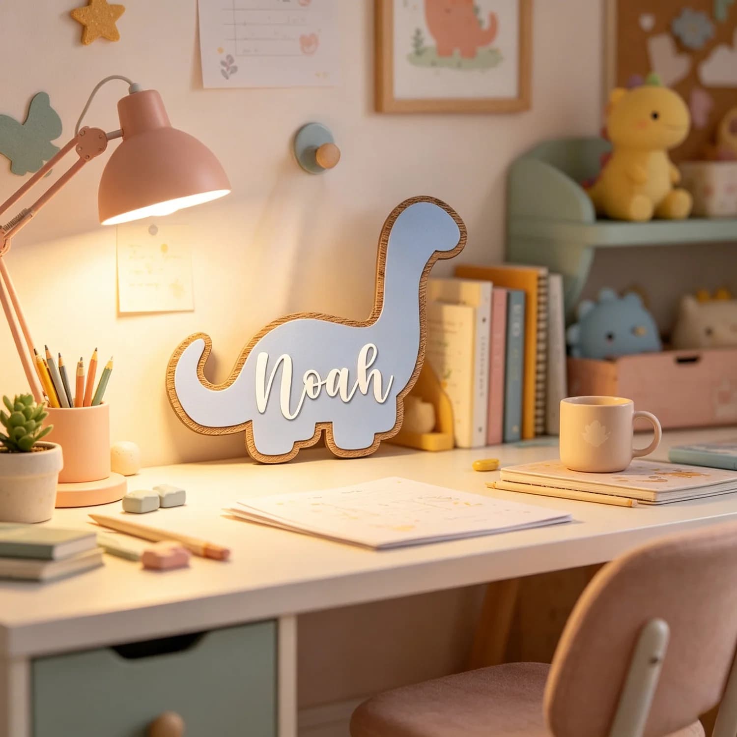 1pc Customizable Double-layer Wooden Surname Brand, Customizable Content, Personalized Decoration Gift, Home Wall Decoration