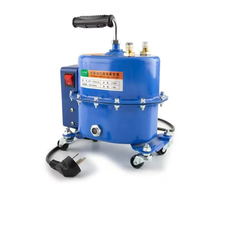 Pompa per aria condizionata per auto Pompa per vuoto per condizionatore regolabile a doppio scopo da 5 litri Pompa di pressione Pompa di rilevamento perdite Pompa di aspirazione