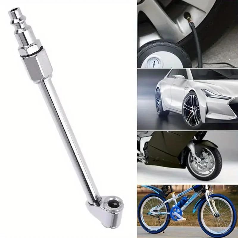 1/2Pcs Heavy Duty Dual Head Tire Air Chuck Quick Plug RV Inflator Chuck Compressor Parts for Car Truck Bicycle Motorcycle