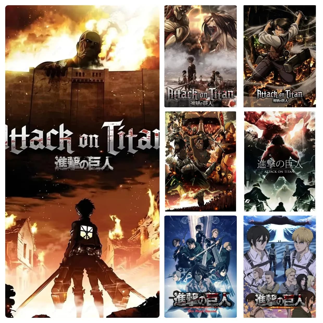 Oil Painting By Numbers Kits Anime A-Attack on T-Titan Paintings DIY Acrylic Paint By Numbers for Adults Home Decor