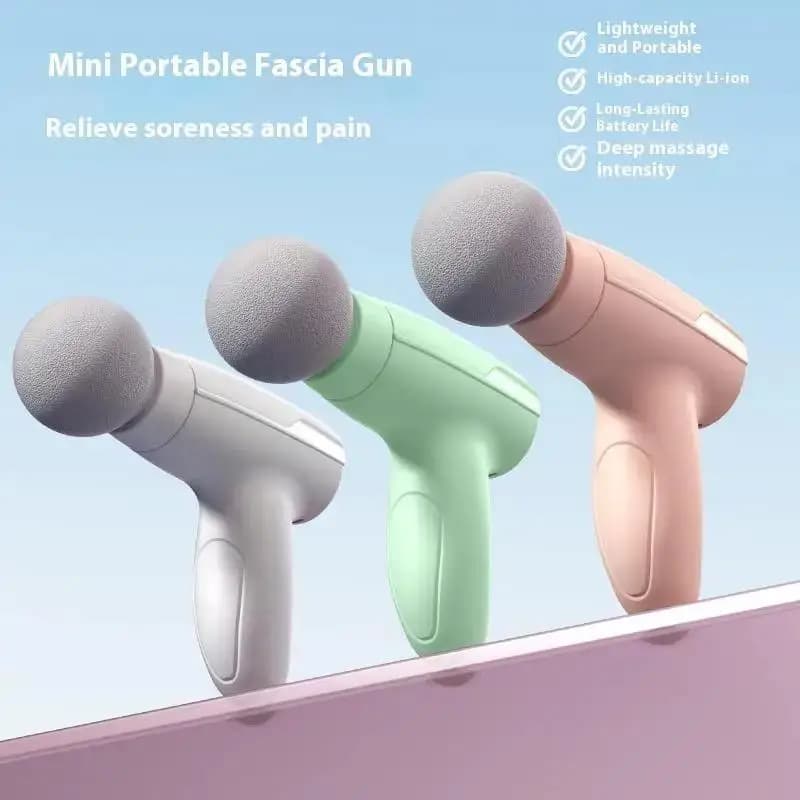 New model fascial gun, a mini portable USB charging muscle relaxation fitness massager, suitable for home use and as a gift.