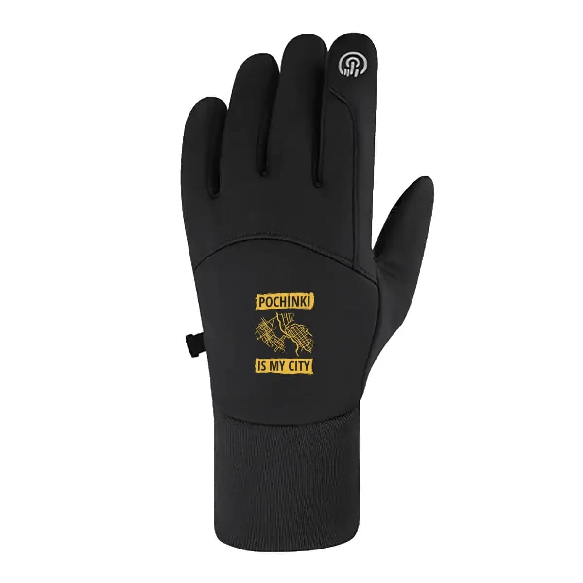 PUBG Pochinki City Theme Design Winter Gloves Touch Screen Thermal For Running, Skiing, Cycling, Driving, Hiking