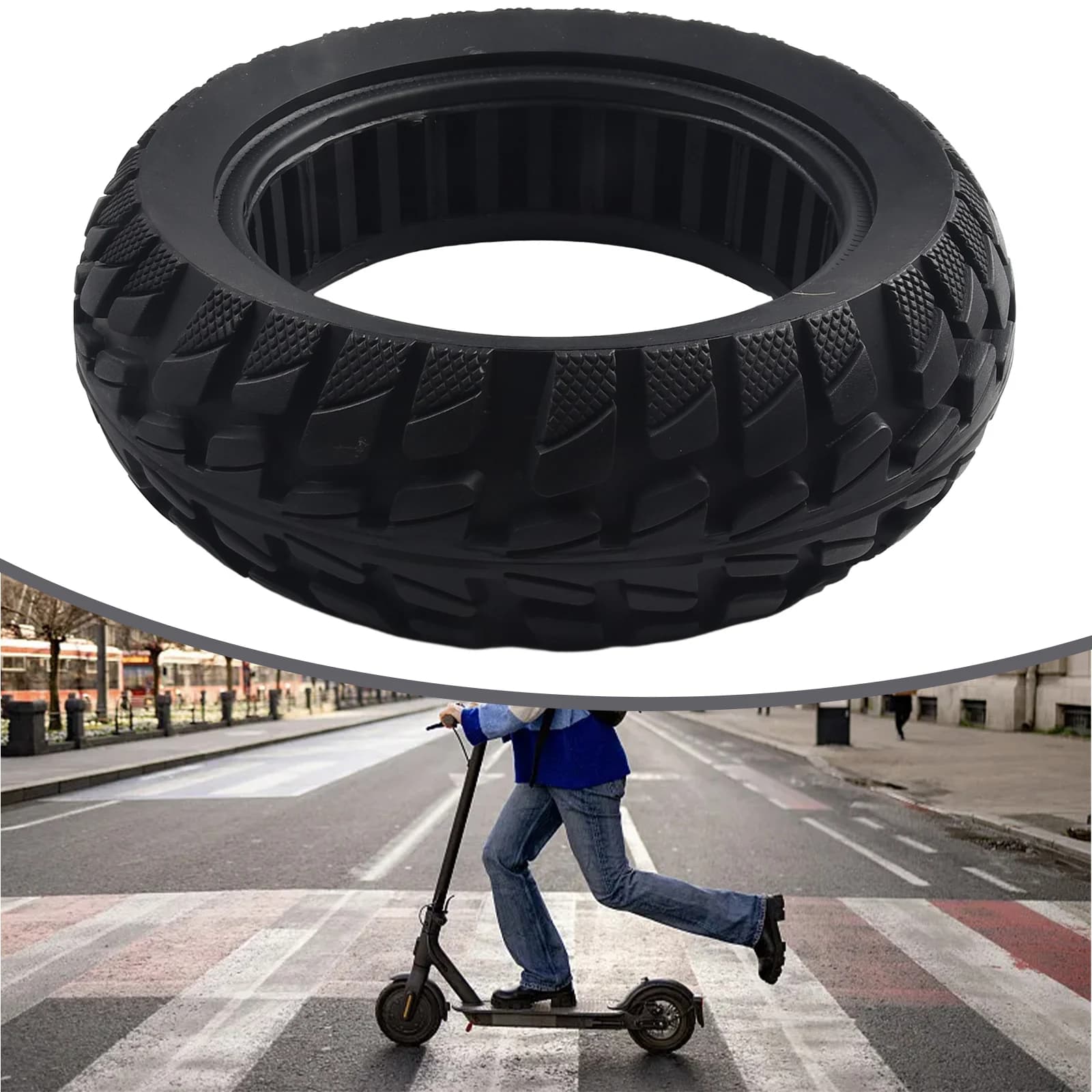 Pneumatico per E-Scooter 70 65-6.5 Nuovo di Zecca per Ricambi Scooter Elettrico Ricambio 10x2.70-6.5