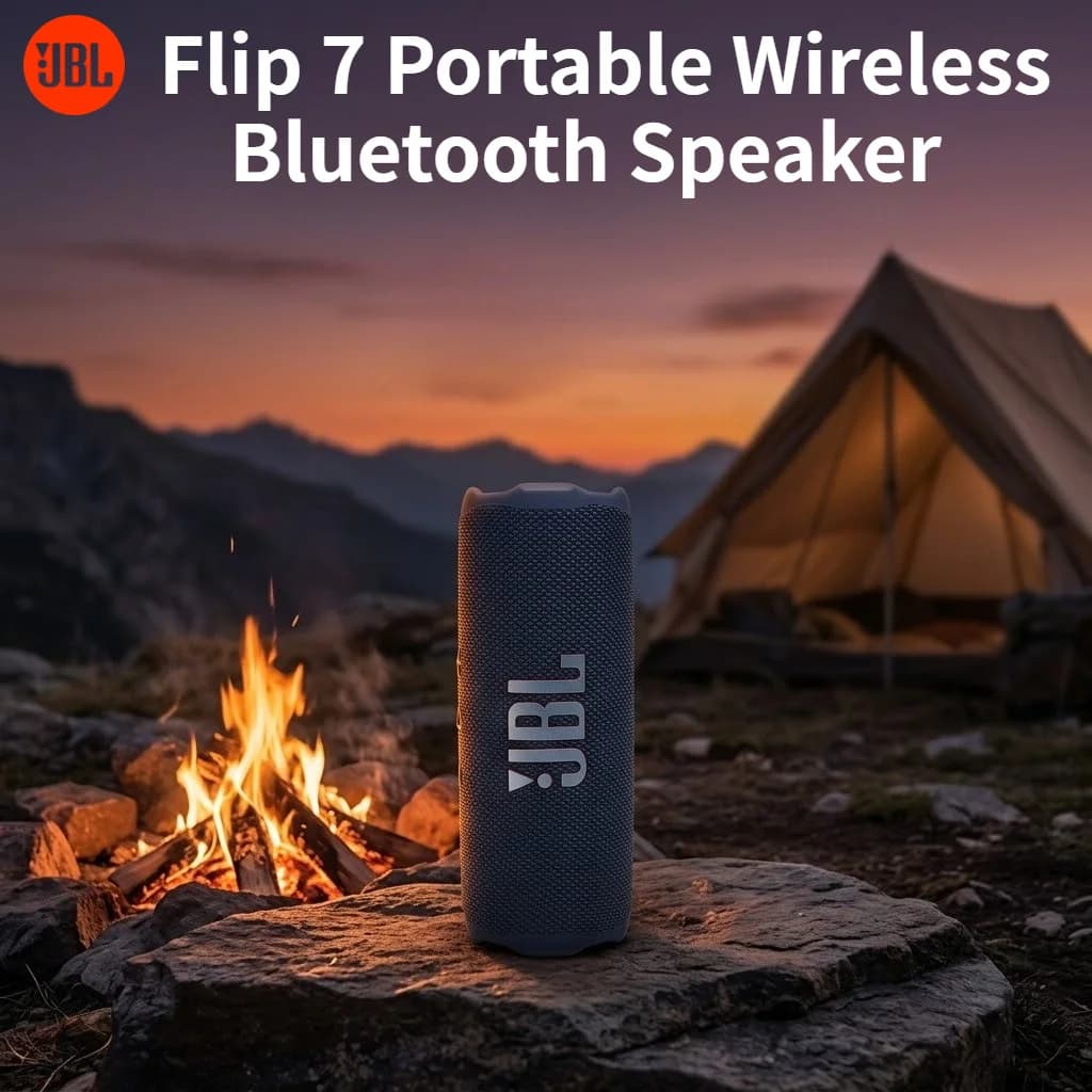 JBL Flip 7 Portable Wireless Bluetooth Speaker IP68 Waterproof Dustproof Powerful Sound Long Playtime Outdoor Camping Soundbar