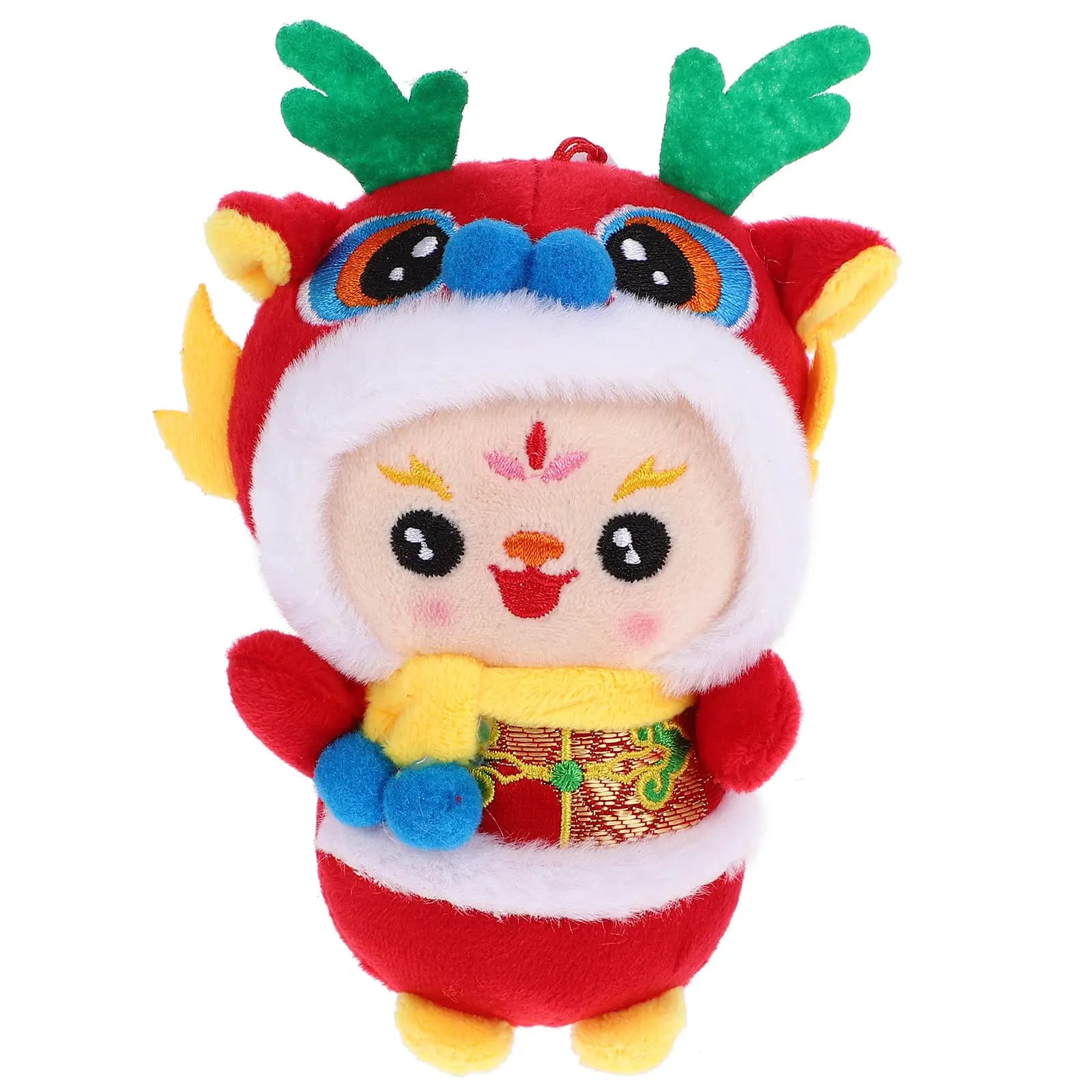 Drago di peluche da appendere, ornamento decorativo da parete per la casa, regalo portafortuna per il Capodanno Cinese, simpatico e adorabile, stile Kawaii