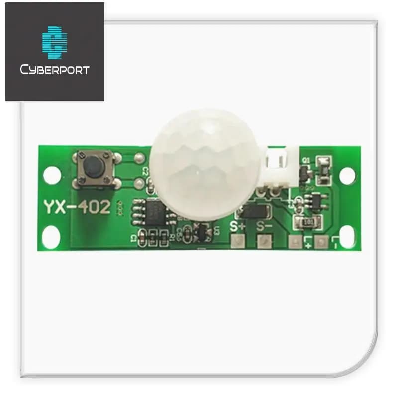 Kit fai da te con sensore di controllo del circuito della luce notturna solare come mostrato Distanza di induzione del caricabatteria al litio