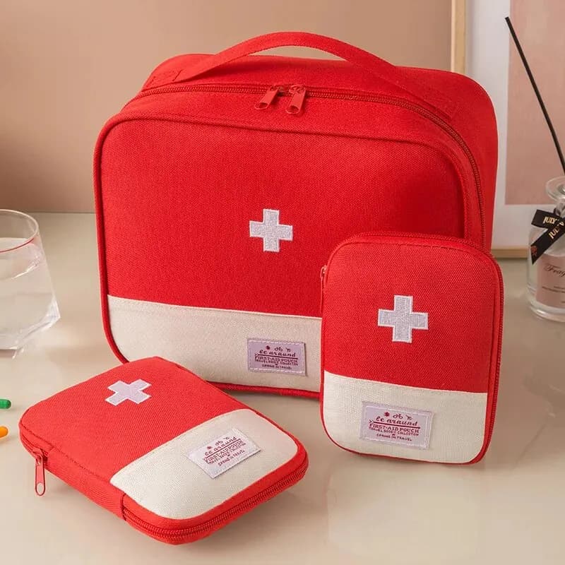 3 pcs/set portable medical storage bag emergency emergency kit from camping organizer outdoor travel bag for home