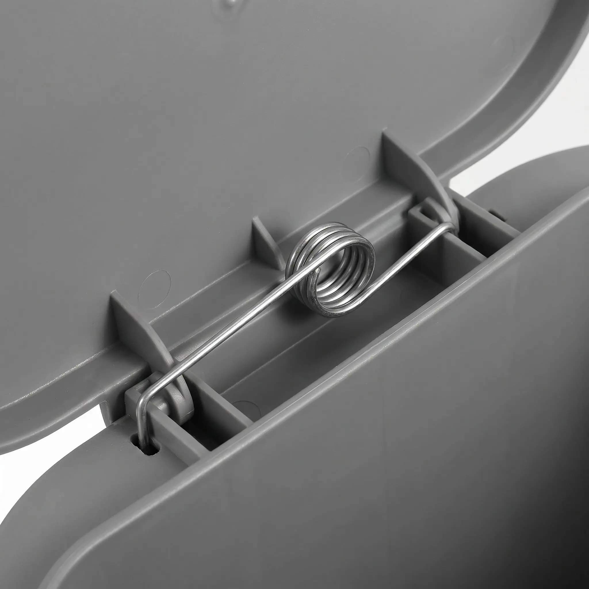 8Pcs Stainless Steel Trash Can Lid Springs 0.8mm Wire Torsional Mechanism Replacement for Broken Flip Top Garbage Can