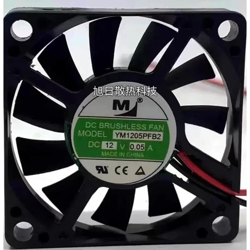 for YM1205PFB2 12V 0.05A 5cm 5010 Miniature Cooling Fan New